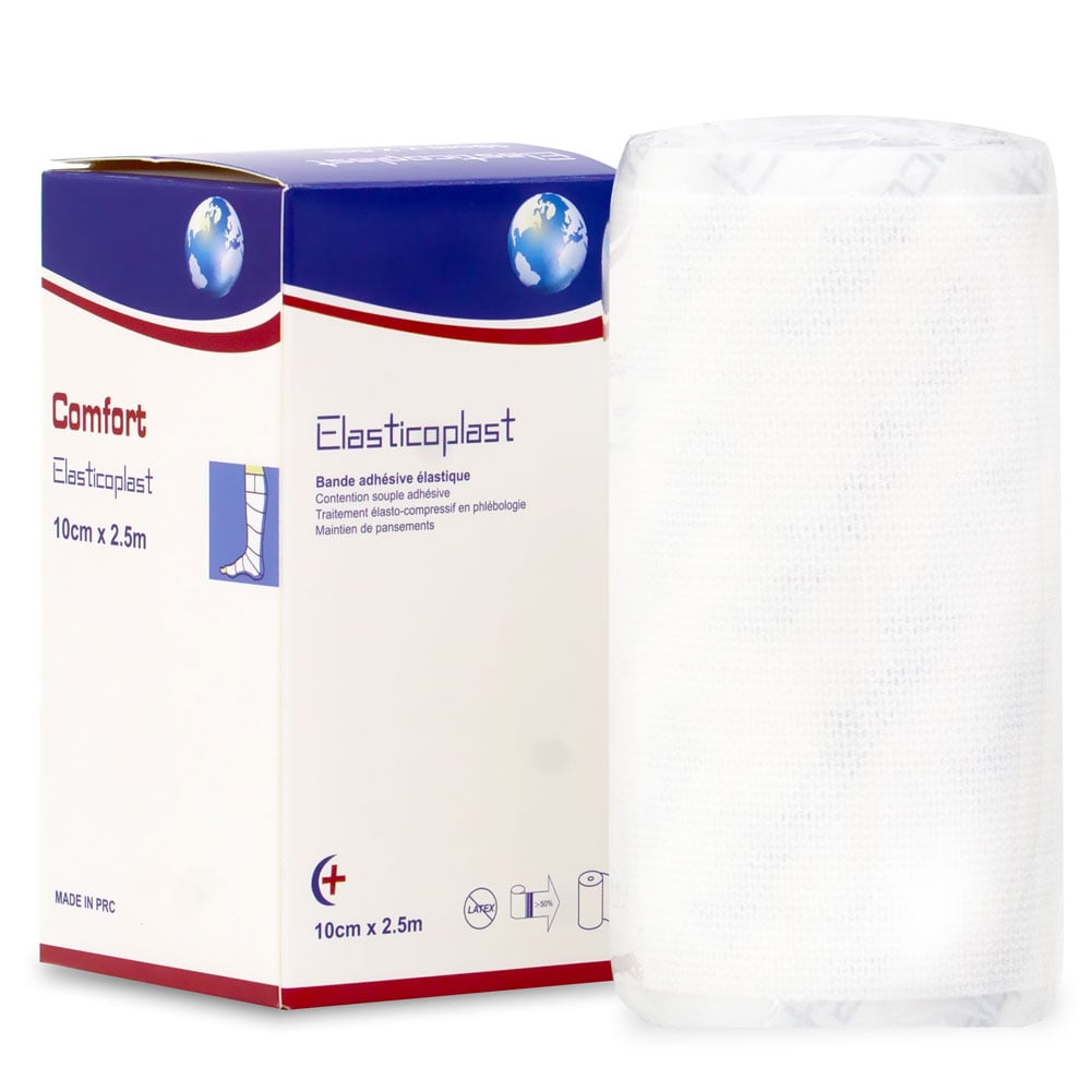 ELASTOPLAST Bande Adhésive Elastique 8 cm X 2,5 m